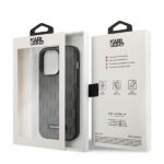 Karl Lagerfeld KLHCP14LSAKLHPG iPhone 14 Pro 6,1" hardcase grey Saffiano Mono Metal Logo - imagine 8