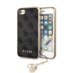 Guess GUHCI8GF4GGR iPhone 7/8/SE 2020/ SE 2022 grey hard case 4G Charms Collection