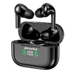 AWEI Bluetooth 5.1 T29P TWS headphones + docking station black - imagine 3
