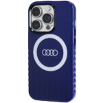 Audi IML Big Logo MagSafe Case iPhone 14 Pro 6.1" navy blue hardcase AU-IMLMIP14P-Q5/D2-BE - imagine 2
