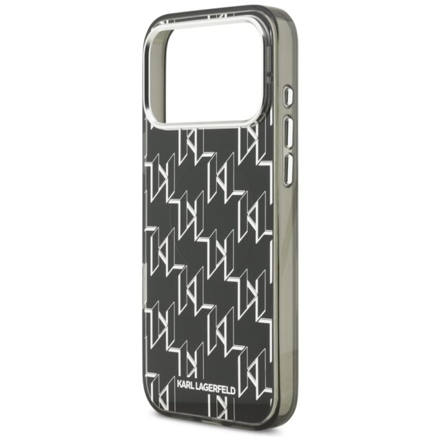 Karl Lagerfeld IML KL Monogram MagSafe Case for iPhone 17 Pro Max Black - imagine 6