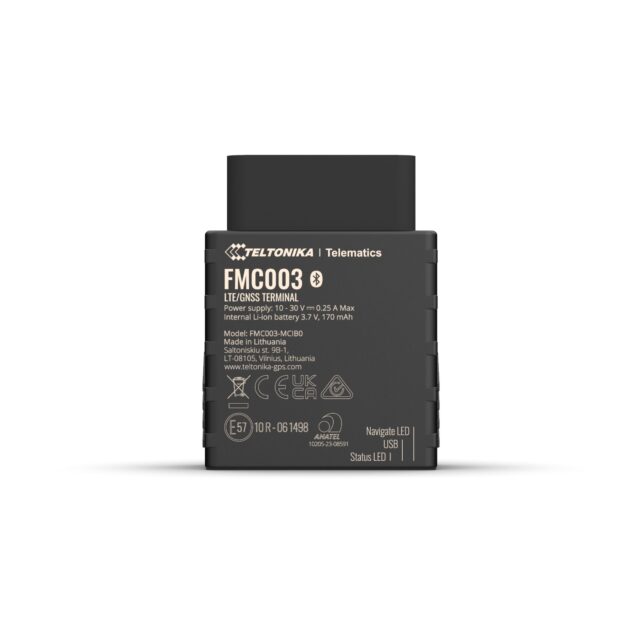 Teltonika FMC003 | GPS Tracker | LTE(CaT1)/2G(GSM/GPRS)/GNSS/BT - imagine 3