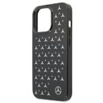 Mercedes MEHCP13LESPBK iPhone 13 Pro / 13 6,1" black hardcase Silver Stars Pattern - imagine 6