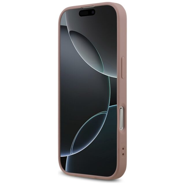 Guess Fixed Glitter Big 4G Case for iPhone 17 Pink - imagine 5