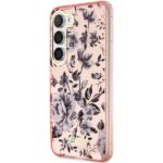 Guess GUHCS23SHCFWSP S23 S911 pink hardcase Flower Collection - imagine 2
