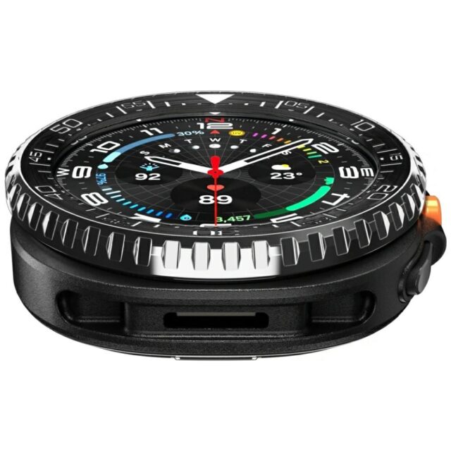Spigen Bezel Tune Pro Diver Case for Samsung Galaxy Watch 8 46mm black - imagine 7
