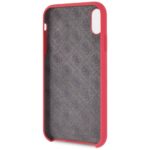 Guess GUHCI61LSGLRE iPhone Xr red hard case Silicone - imagine 4