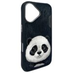 Nimmy case iPhone 16 6.1" black   Big Eyed Pet 2.0 Panda - imagine 4