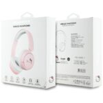Hello Kitty Face Logo Bluetooth Headphones Pink - imagine 5