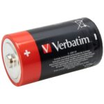 Verbatim Alkaline Battery D LR20 2pcs black 49923 - imagine 2