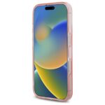 Guess GUHMP16SHFGEREP iPhone 16 6.1" pink hardcase IML Glitter Circle MagSafe - imagine 5