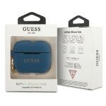 Guess GUACAPSILGLBL AirPods Pro cover blue Silicone Glitter - imagine 3