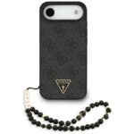 Case Guess 4G Strap Triangle Logo        MagSafe for iPhone Air black