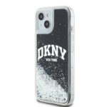 DKNY DKHCP15MLBNAEK iPhone 15 Plus / 14 Plus 6.7" black hardcase Liquid Glitter Big Logo - imagine 2