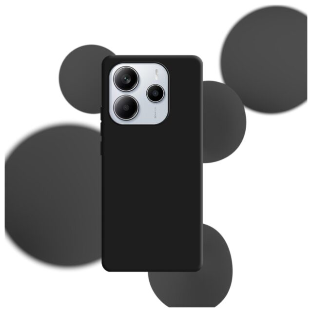 3MK Silicone Case for Xiaomi Redmi   Note 14 5G black - imagine 2