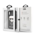 Karl Lagerfeld KLHCPXSLFKBK iPhone X/Xs hardcase black Silicone Iconic - imagine 7