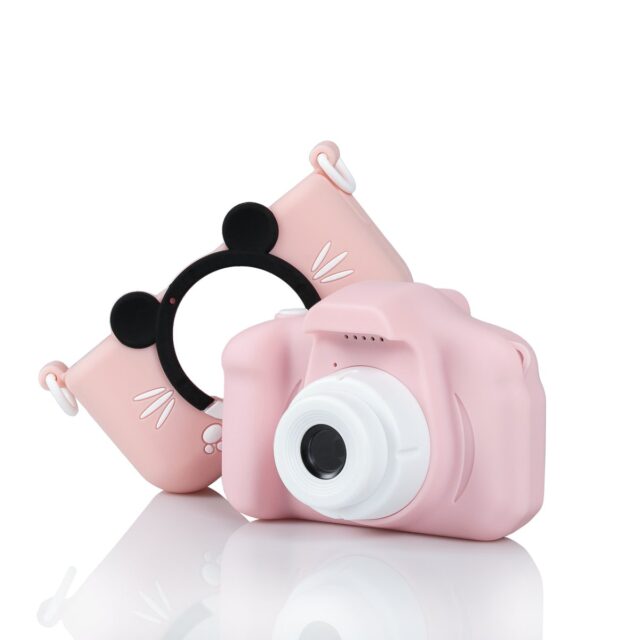 Extralink Kids Camera H31 Single Pink Digital Camera, 1080P 30fps, 2.0" Display - imagine 5