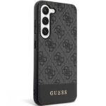 Guess GUHCS23SG4GLGR S23 S911 black hardcase 4G Stripe Collection - imagine 3