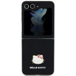 Hello Kitty HKHCZF5PGHDLMK Z Flip5 F731 black hardcase Metal Logo Kitty Head - imagine 3