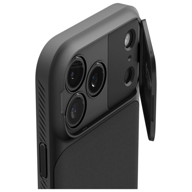 Spigen Optik Armor Mag MagSafe Case for iPhone 17 Pro Black - imagine 6