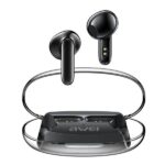 AWEI Bluetooth 5.3 T85 ENCTWS headphones + docking station black