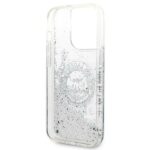 Karl Lagerfeld KLHCP14XLCRSGRS iPhone 14 Pro Max 6,7" silver hardcase Liquid Glitter RSG - imagine 7