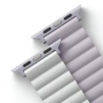 UNIQ Revix Strap Apple Watch Series1-8/SE/SE2/SE3/Ultra1/2/3 42/44/45/49mm Reversible Magnetic lilac - imagine 5