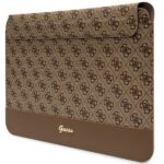 Guess Sleeve GUCS14PS4SGW 14" brown 4G Stripe Metal Logo - imagine 2