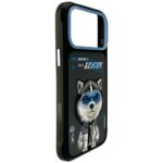 Case Nimmy Cool&Cute 2.0 Wolf for iPhone  17 Pro Max black - imagine 3