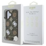 Guess GUHMP16SP4PWPW iPhone 16 6.1" brown hardcase Peony On 4G Background MagSafe - imagine 8