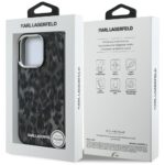 Case Karl Lagerfeld IML Leopard Pattern  MagSafe for iPhone 16 Pro black - imagine 8