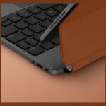 Case UNIQ Venno Pro Magnetic Smart with keyboard for iPad Pro 11" M4 (2024) caramel - imagine 5