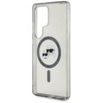 Case Karl Lagerfeld Button Karl & Choupette Heads Printed Logo MagSafe Samsung Galaxy S25 Ultra blac - imagine 6