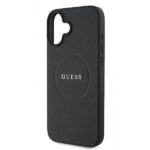 Guess GUHMP16MPGHSMMK iPhone 16 Plus 6.7" black hardcase Grained Ring MagSafe - imagine 6