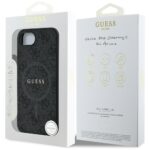 Case Guess 4G Ring Classic Logo MagSafe for iPhone 16e black - imagine 8