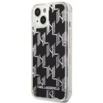Karl Lagerfeld KLHCP14SLMNMK iPhone 14/ 15 / 13 6,1" hardcase black Liquid Glitter Monogram - imagine 2