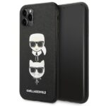 Karl Lagerfeld KLHCN58SAKICKCBK iPhone 11 Pro 5,8" black hardcase Saffiano Karl&Choupette Head