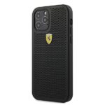 Ferrari FESPEHCP12MBK iPhone 12/12 Pro 6,1" black hardcase On Track Perforated - imagine 2