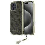 Guess GUHCP16XGF4GBR iPhone 16 Pro Max 6.9" brown hardcase 4G Charms Collection