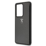 Ferrari Hardcase FEHCAHCS69BK S20 Ultra G988 black Carbon Heritage - imagine 5