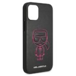 Karl Lagerfeld KLHCP12SPCUIKPI iPhone 12 mini 5,4" pink hardcase Karl Ikonik Outline - imagine 7