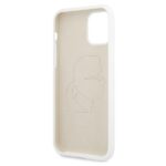 Karl Lagerfeld KLHCN61SLFKWH iPhone 11 6,1" / Xr hardcase white Silicone Iconic - imagine 4