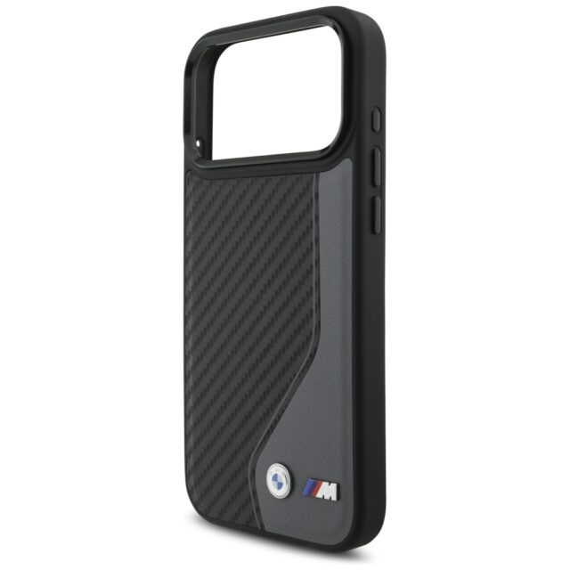 Case BMW M Carbon Logo MagSafe for iPhone 17 Pro Max anthracite - imagine 6