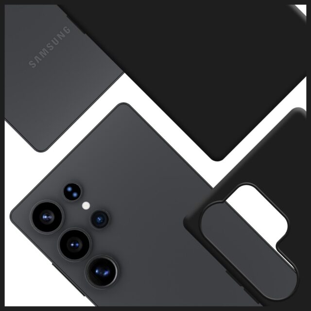 3MK Hardy MagSilicone Case for Samsung Galaxy S25 Ultra Black - imagine 8