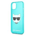 Karl Lagerfeld KLHCP13SCHTRB iPhone 13 mini 5,4" blue hardcase Glitter Choupette Fluo - imagine 6