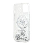 Karl Lagerfeld KLHMP14SLGCHSGH iPhone 14 /15 / 13 6.1" hardcase transparent Liquid Glitter Choupette - imagine 7