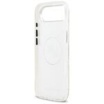 Karl Lagerfeld IML Glitter Karl & Choupette Heads Logo MagSafe Case for iPhone Air Gray - imagine 7