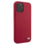 BMW BMHCP12MMSILRE case iPhone 12  /12 Pro 6.1" red hardcase Silicone M Collection - imagine 4