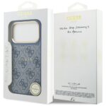 Case Guess 4G PU Classic Logo MagSafe for iPhone 17 Pro blue - imagine 8