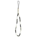 Guess pendant GUSTBCKH Phone Strap black-white Heishi Beads - imagine 2